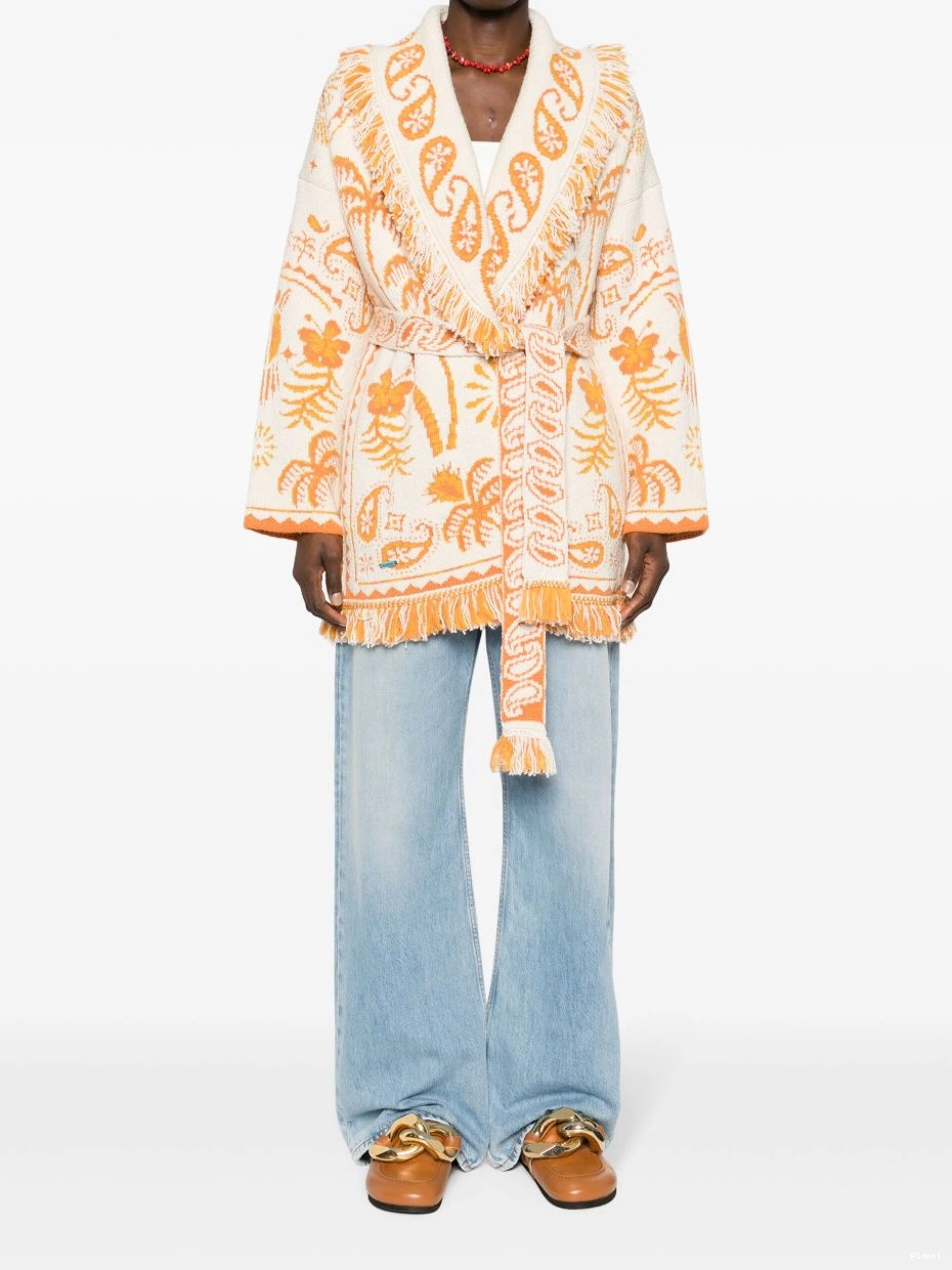 Affordable Lush Women Alanui foulard Nature cardigan 0816